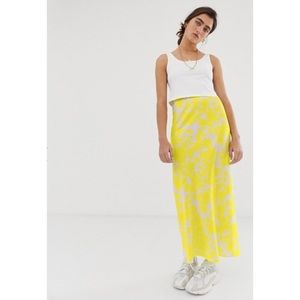 ASOS DESIGN High Shine Satin Maxi Skirt